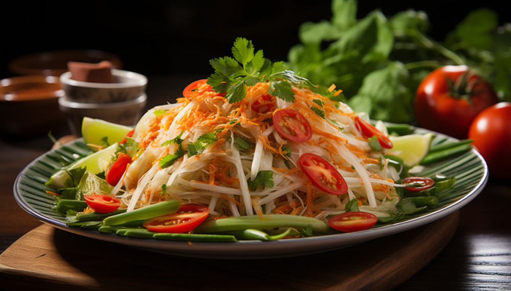 Comment faire la salade de papaye verte Sam Tom ?