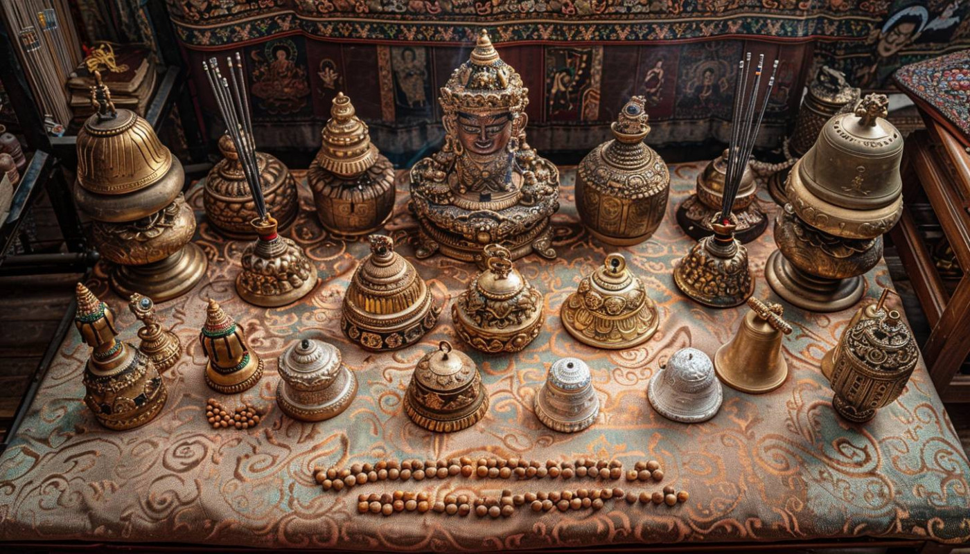 Guide pratique pour l'utilisation des cloches et dorjés tibétains dans les rituels